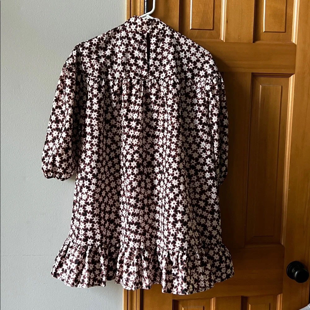 Anthropologie Starry Women’s Dress size XS in Brown and White - Picture 3 of 4